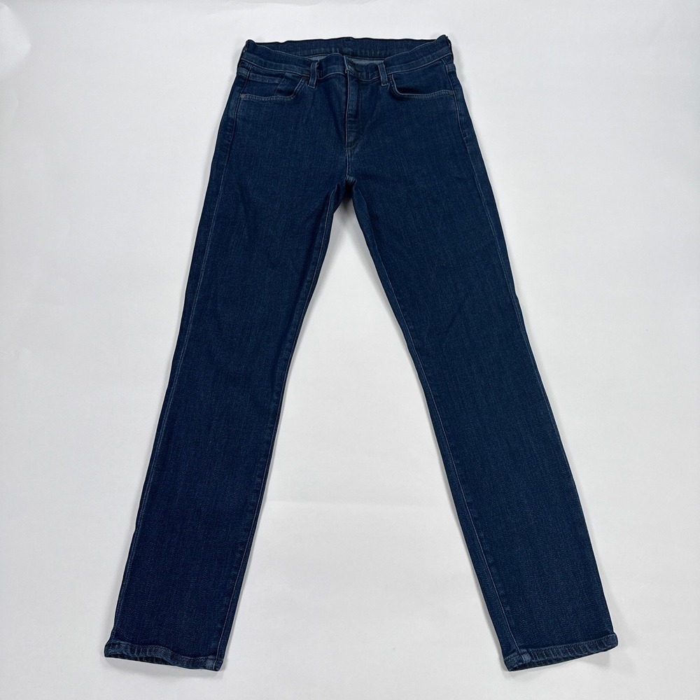 GOLDSIGN Womens Jeans 29 Blue Slim Straight Minimalist Modern W3312-967